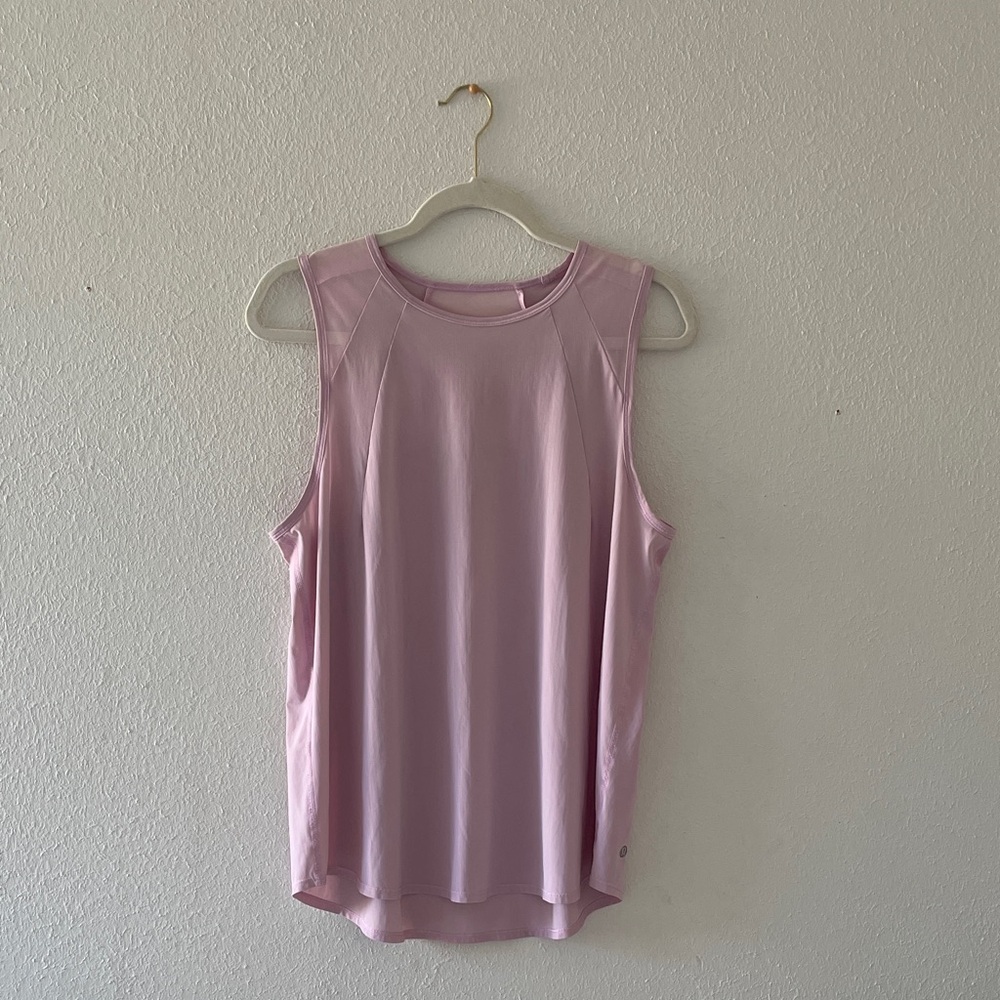 Lululemon Scoop Running Top Mesh Vented Breathable Pleated